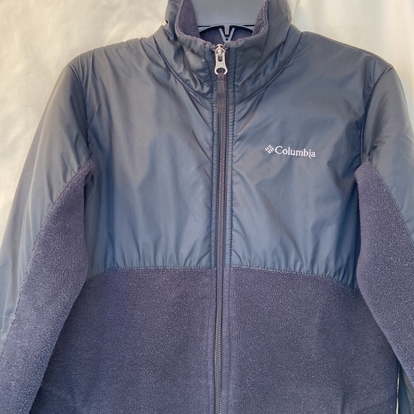 Columbia Fleece Zip Up-Youth Medium 10/12-Like New-Zippered Pockets - Picture 3 of 7